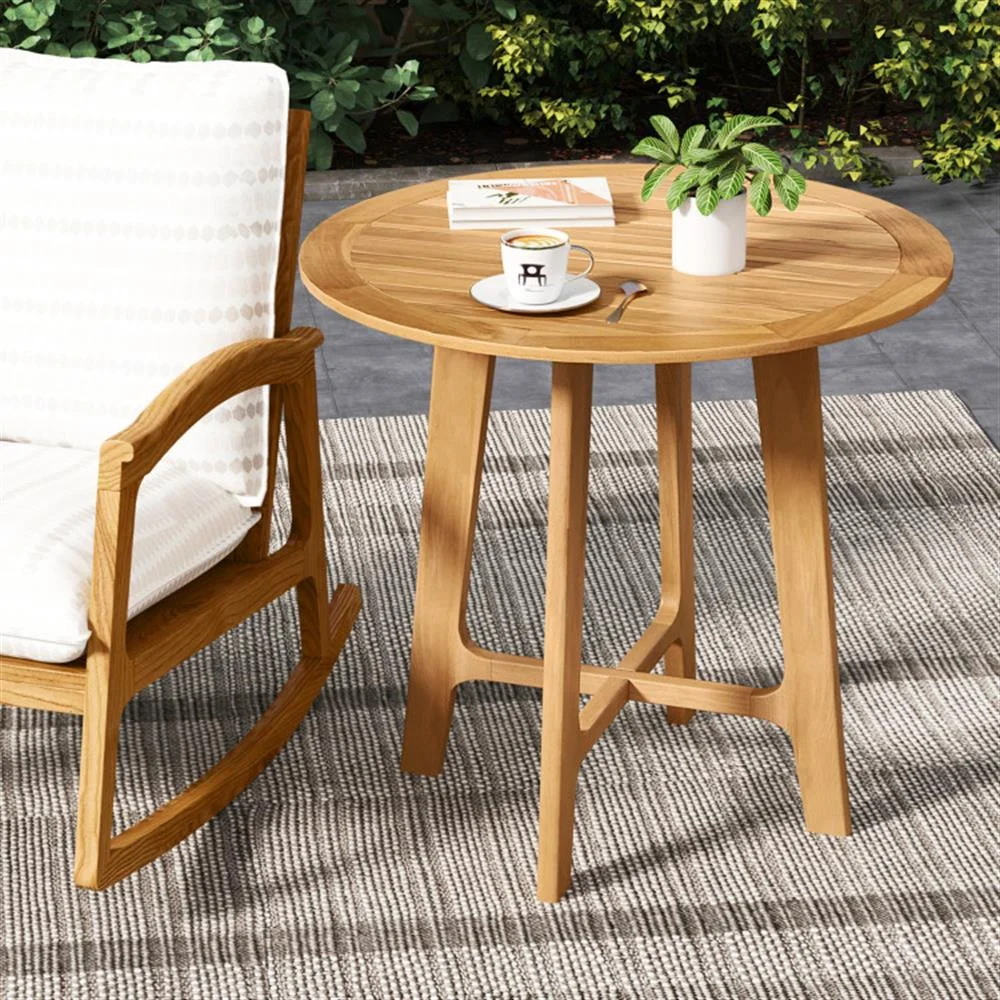 Otra vista de Mesa Bistro de Teca 31.5"