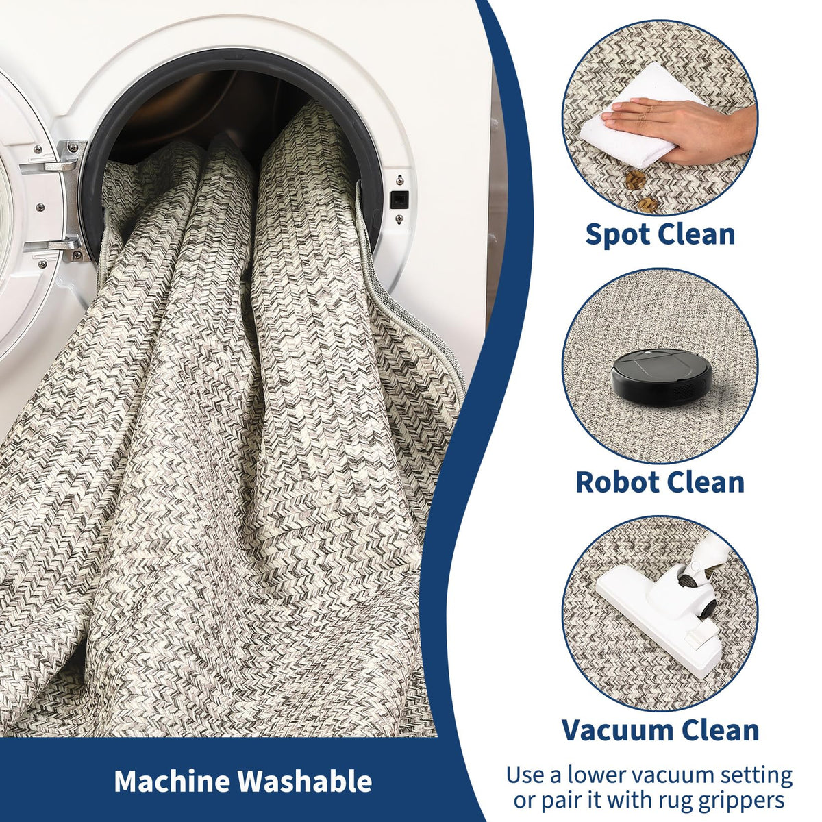Otra vista de Tapete lavable suave y antiderrapante 2x6