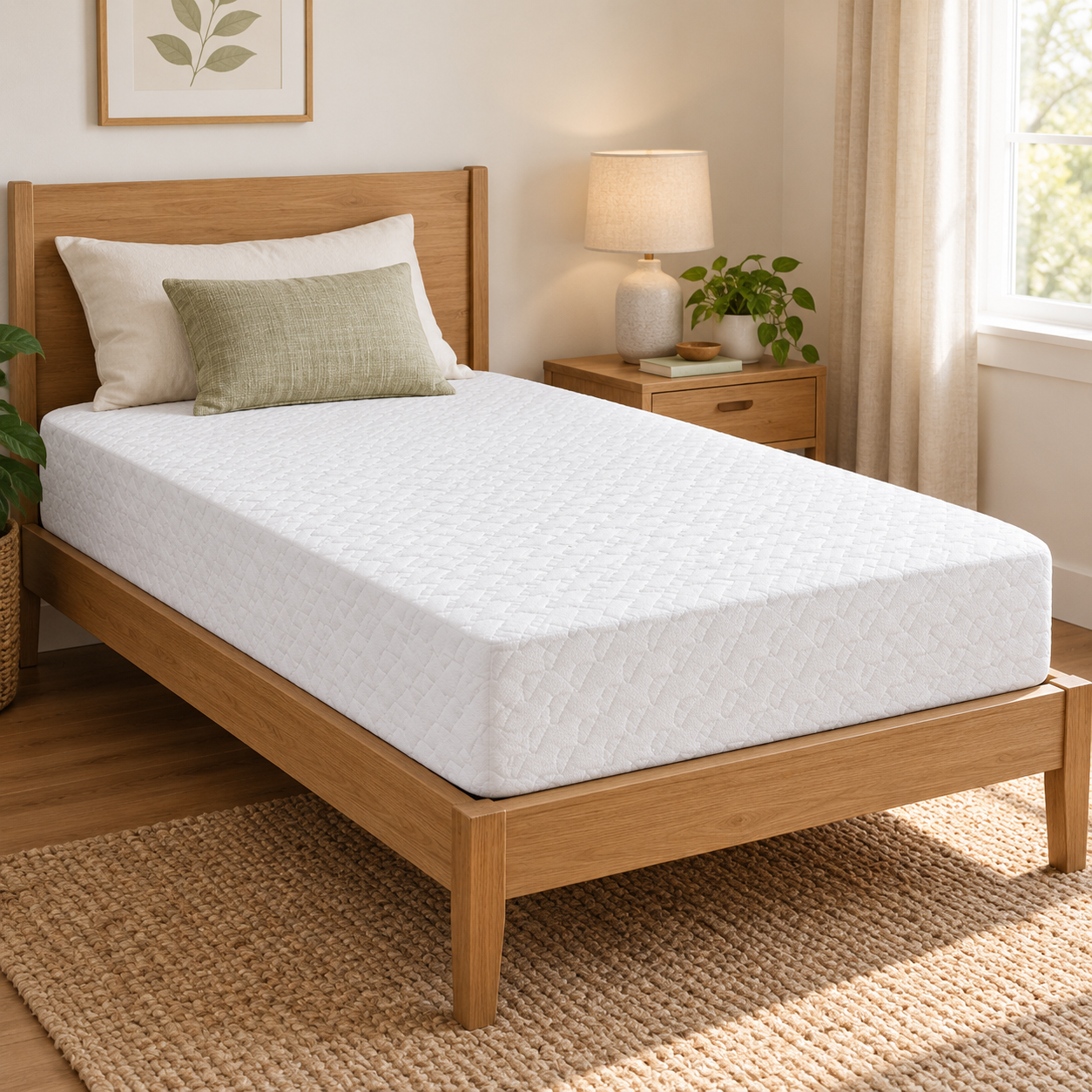 Colchón Memory Foam Individual de 8″